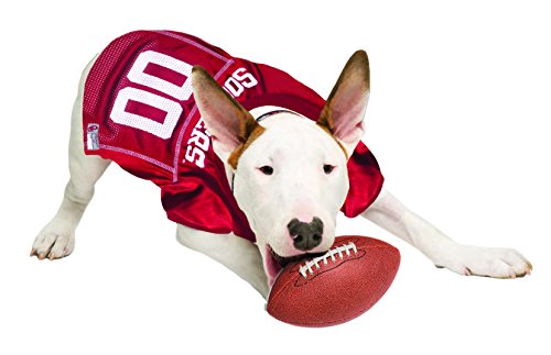 Pets First NCAA College Oklahoma Sooners Mesh Jersey for DOGS & CATS, XX-Large. Licensed Dog Jersey with your Favorite Football/Basketball College Team