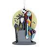 Hallmark Disney Tim Burtons The Nightmare Before Christmas Jack and Sally on Tombstone Christmas Ornament 0003HCM0845