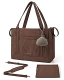 bagsmart Puffer Wickeltasche Kliniktasche Geburt Diaper Bag für Unterwegs