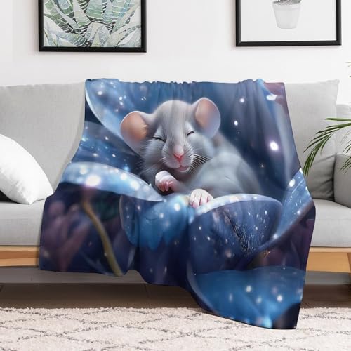 Couverture canapé souris moelleuse contre le froid hiver - 3