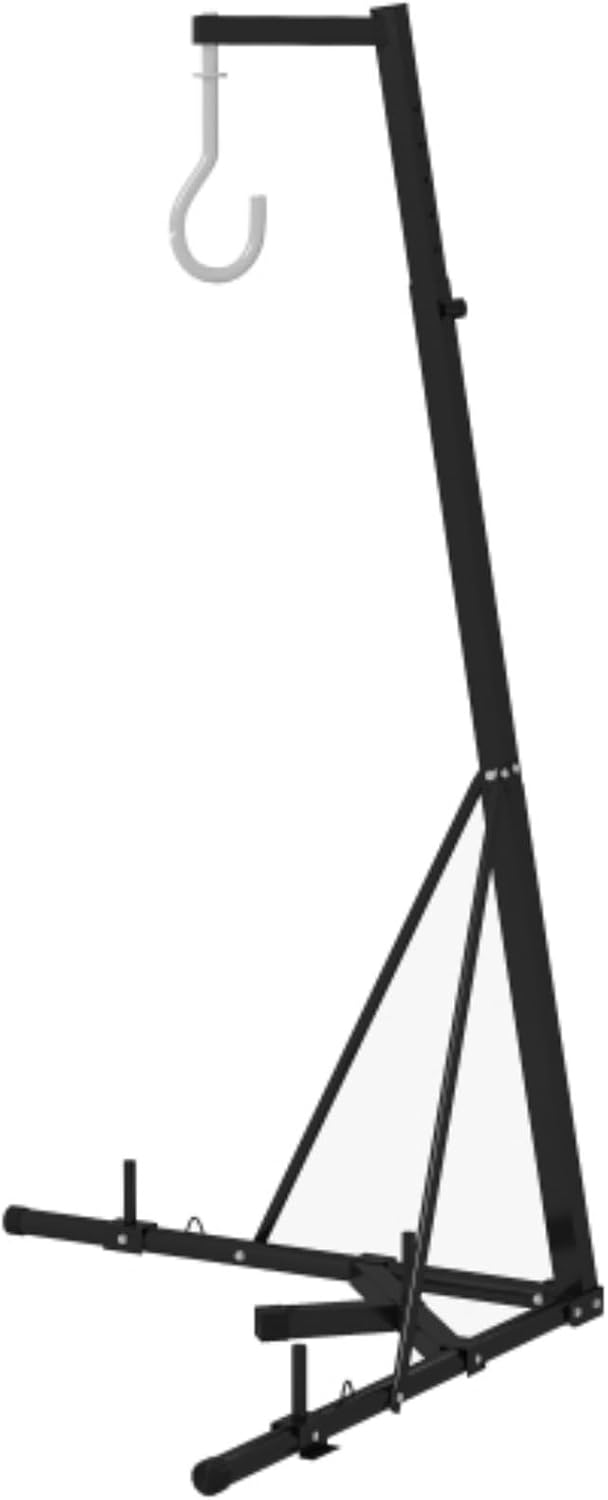 Foldable Sandbag Stand, Heavy-Duty Sandbag Stand, Adjustable Height with Weighted Base, Free-Standing, Suitable for Home Gym Use, Stand Only