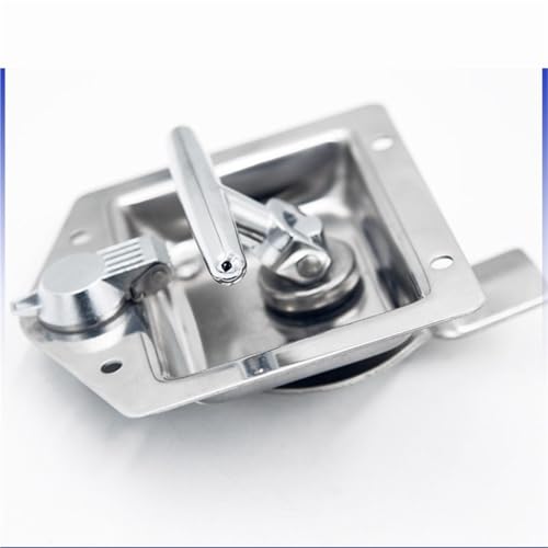 Serrure de tige en T type D inox pour boite a outils auto