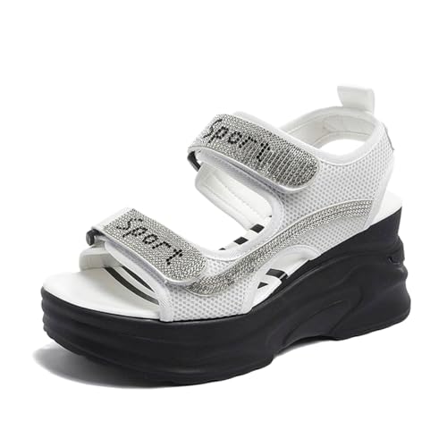 Sandales pour femme à semelles épaisses amortissantes et stables