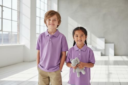 Image of Girls Cotton Polo Tshirts Short Sleeve