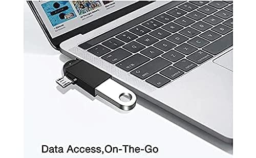 Image of PremiumAV 2 in 1 Metal OTG USB 3.0 Type C Micro USB Adapter
