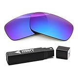 IKON LENSES Ersatzgläser für Oakley Kurbelwelle (polarisiert) – kompatibel mit Oakley Kurbelwellen-Sonnenbrillen, Violetter Spiegel, Einheitsgröße