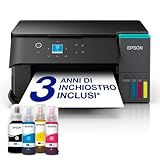 Epson EcoTank ET-2955 Stampante con Serbatoi D’inchiostro | Stampa a Casa Alti Volumi | Wi-Fi | A4 | Stampa, Copia, Scansione | Display LCD 3.7 cm | Stampa Fronte/Retro | 3 Anni D'Inchiostro Inclusi