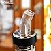 Great Credentials Screen Liquor Bottle Pourers Clear 12 Pourer