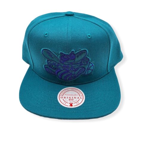 Mitchell & Ness Charlotte Hornets Gshadow HWC Snapback Hat Teal
