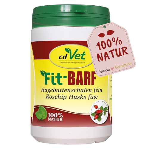 Fit-BARF Hagebuttenschalen fein für Hunde – 500 g, Vitamin C & Nährstoffquelle