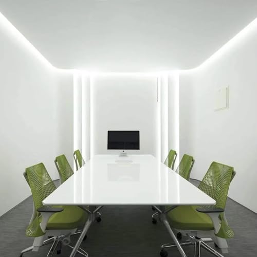 Image of 16.4 Feet Neon LED Strip Light | 12V Adapter, Waterproof IP65, Silicone Flexible Rope Light for Home Wall Decor & Gaming Room| Led Strip Lights | Neon Lights 5 Meter | (White)