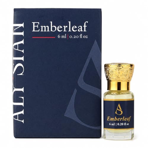 Image of ALY'SIAN Luxury Attar Perfume Oil for Men and Women 6ML Emberleaf Long Lasting Non Alcoholic Roll On Premium Arabic and French Blend Unisex Fragrance Gift for Daily Wear and Special Occasions