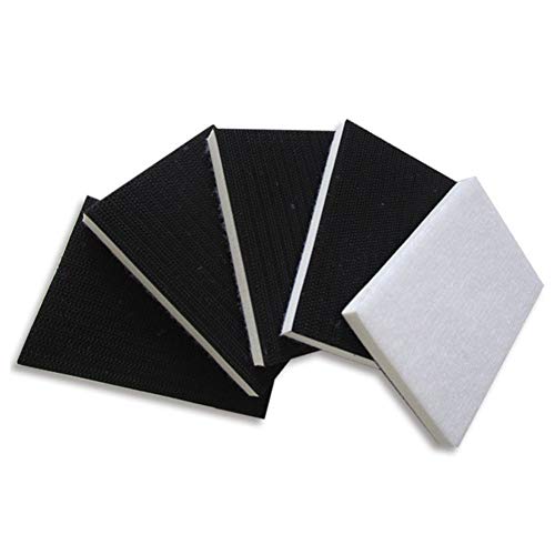 Esponja de interfaz de 70 x 100 mm para restaurar muebles de madera con lijadora rectangular 2