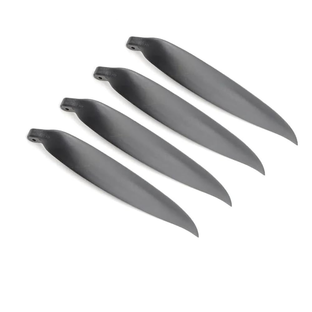 SPARKHOBBY Silver Aluminum Alloy Folding Propeller Spinner Cover D28 D33 D38 D43 D48mm Shaft Diameter 3.0/3.17/4.0/5.0mm for RC Glider DIY (4PCS 13x8)
