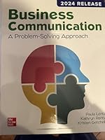 Business Communication: A Problem-Solving Approach, 2024 Release, McGraw Hill 1266678506 Book Cover