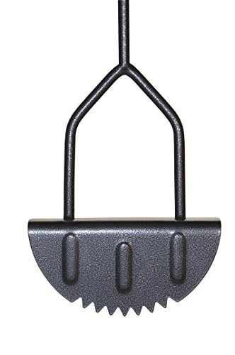 Yard Butler Step Edger Manual Steel Lawn Garden Sidewalk Grass Long Handled Foot Edging Tool With Rounded Saw Tooth Blade EDGE-180,gray
