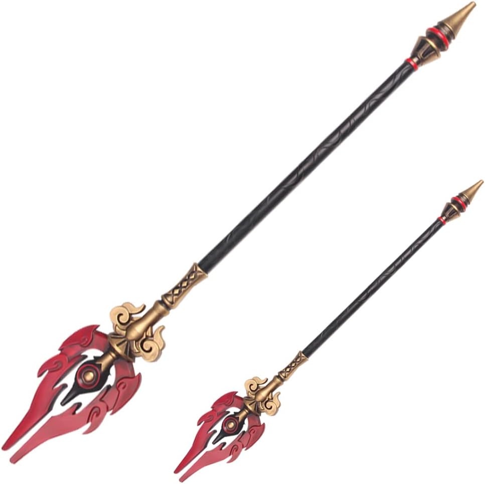 Cosplee 原神 げんしん 胡桃 フータオ コスプレ 道具 武器 護摩の杖 変身 仮装 文化祭 学園祭 ハロウィーン クリスマス 撮影用 観賞用 萌え アニメ グッズ Cosplay Pu製 護摩の杖c アウトレット 送料無料