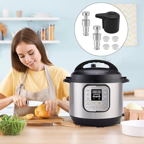 Steam Release Valve, with 2 Pcs Float Valve Seal + 4 Sealer Gasket Universal Pressure Valve Replacement Parts for Instant Pot 3, 5, 6, 8 Qt, Steam Release Accessory for Electric Pressure Cooker - Image 7