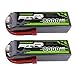 Ovonic 11.1V 50C 8000mAh Lipo Battery with Deans T Plug for RC Airplane Helicopter Car Truck Boat (2 Packs)