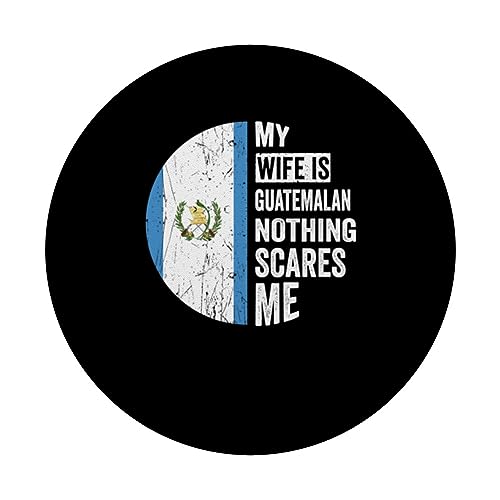 Guatemalan Roots Outfit Funny Guatemala Heritage For Men PopSockets Swappable PopGrip, Black - Image 3
