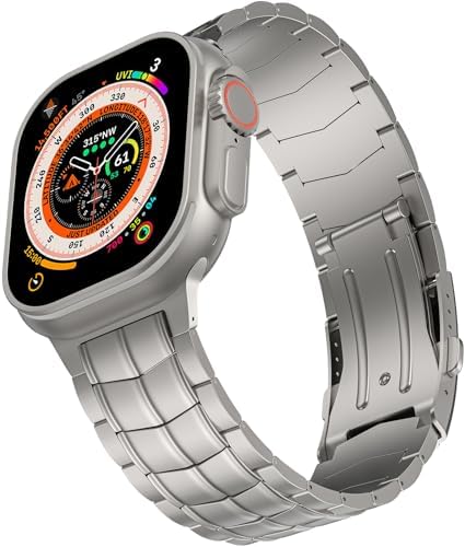 Amazon.co.jp: 高級チタンバンド Apple Watch Ultra/Ultra 2 49mm専用  