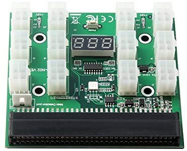 Adattatore per schede Breakout per alimentatori DPS-1200FB/QB PCI-E 6Pin ADD 2PSU Mining BTC - Alimentatore - Immagine 2