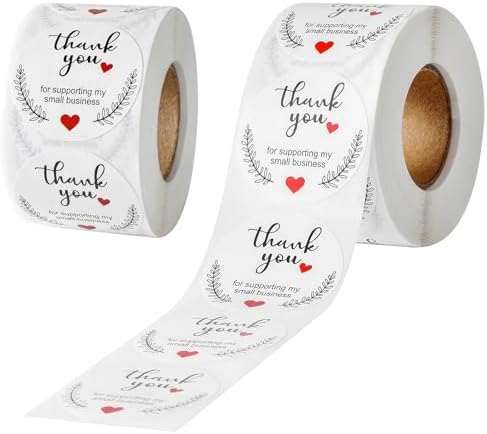 1000 stuks Thank You-stickers, ronde etiketten, Thank You, handschrift, kleurrijk, zelfklevend, voor doe-het-zelf envelop, bakken, geschenkzakjes, handwerk 1000 stuks Thank You-stickers, ronde etiketten, Thank You, handschrift, kleurrijk, zelfklevend, voor doe-het-zelf envelop, bakken, geschenkzakjes, handwerk