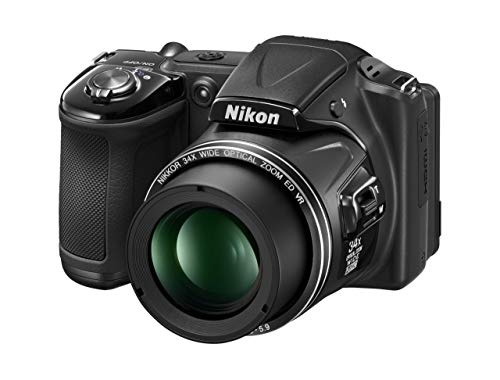 Nikon COOLPIX L830 16 MP CMOS Digital Camera with 34x Zoom NIKKOR Lens and Full 1080p HD Video (Black) (Renewed) - Image 3