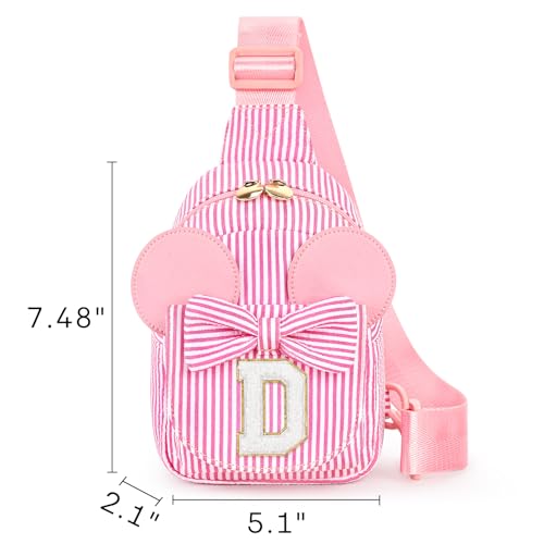 Image of Sling Bag for Girls Gift, Toddler Girl Toys, Pink D | Cute Design, Adjustable Strap, Premium Durable Materials, Ideal Gift for Girls 4-6 for Birthdays, Christmas & Holidays