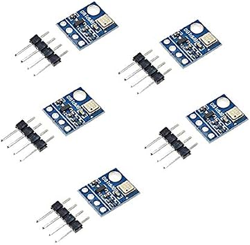 5pack GY-68 BMP180 Barometric Pressure Temperature and Altitude Sensor Barometer Sensor Module BMP085 Replacement for Arduino