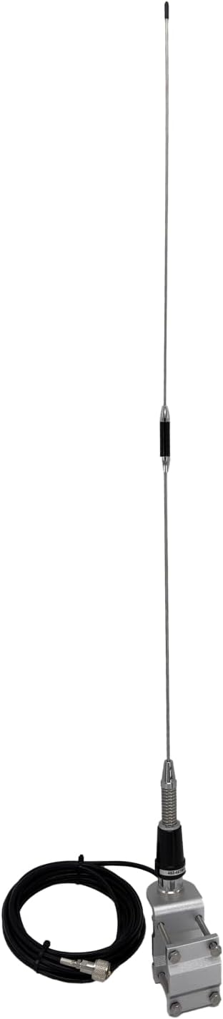 GR200 33 Inch GMRS Antenna & Truck GMRS Antenna Mount with 16.5ft Cable for Reliable Radio Communication