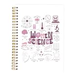 List of Female Scientists 7 KAOWT Women in Science Notebook Journal, Feminist Gifts Women, Female Scientist Notebooks for Note Taking, Girl Power Science Journal, STEM Gifts Hardcover Spiral Notebook 5.5x8.3in