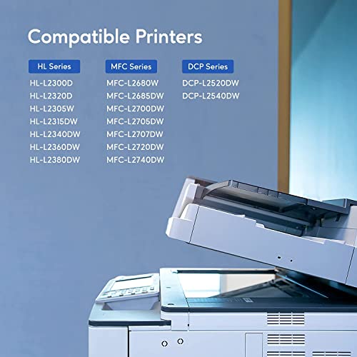 Tn660 Toner Cartridge Replacement Compatible For Brother Tn 660 Tn-660 Tn630 High Yield To Use With Hl-L2380Dw Hl-L2320D Hl-L2340Dw Dcp-L2540Dw Mfc-L2700Dw Mfc-L2720Dw Printer (Black, 4 Pack) #TOP1