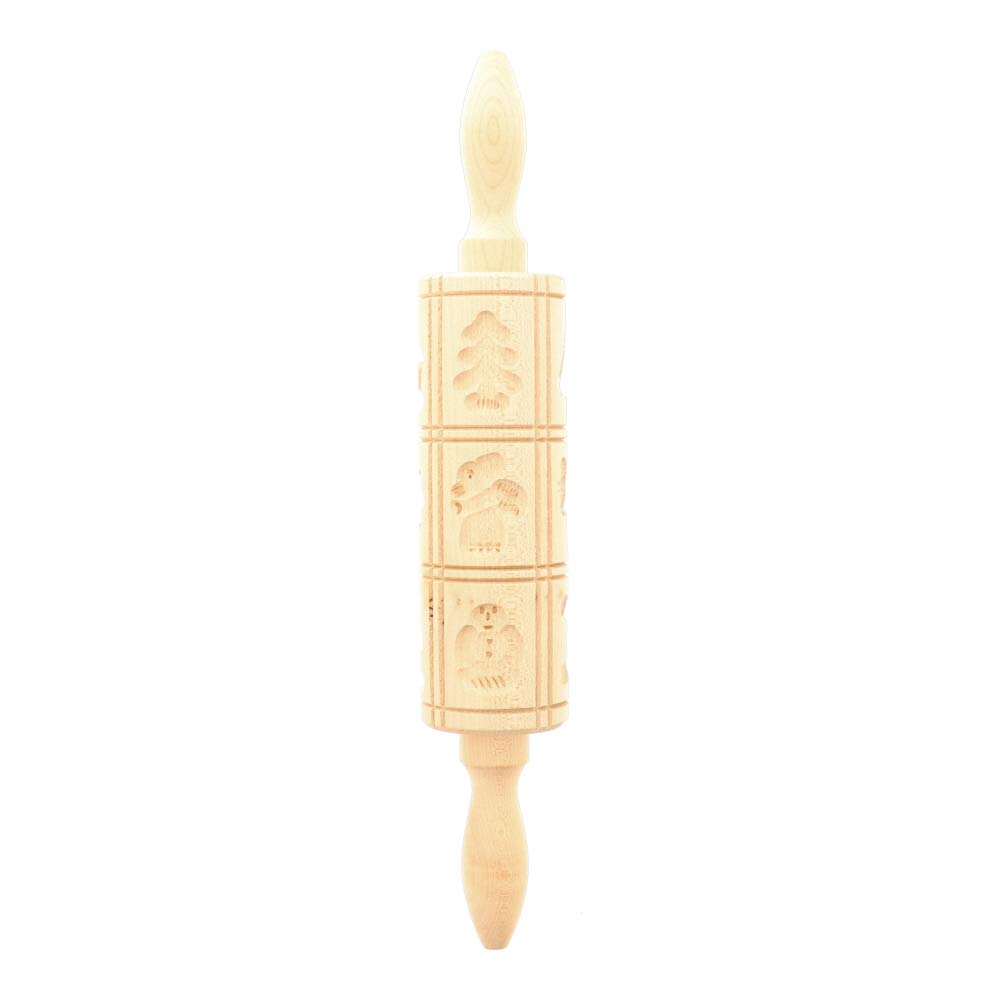 HOFMEISTER® Lot de 5 rouleaux à pâtisserie anis 12 photos Longueur du manche 80 mm En érable