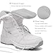 FW FRAN WILLOR Women's Waterproof Winter Snow Boots Warm Comfortable with Side Zipper - 2025 Fashion Lightweight Hiking boots for Cold Weather Insulated Mid Calf Military Booties
