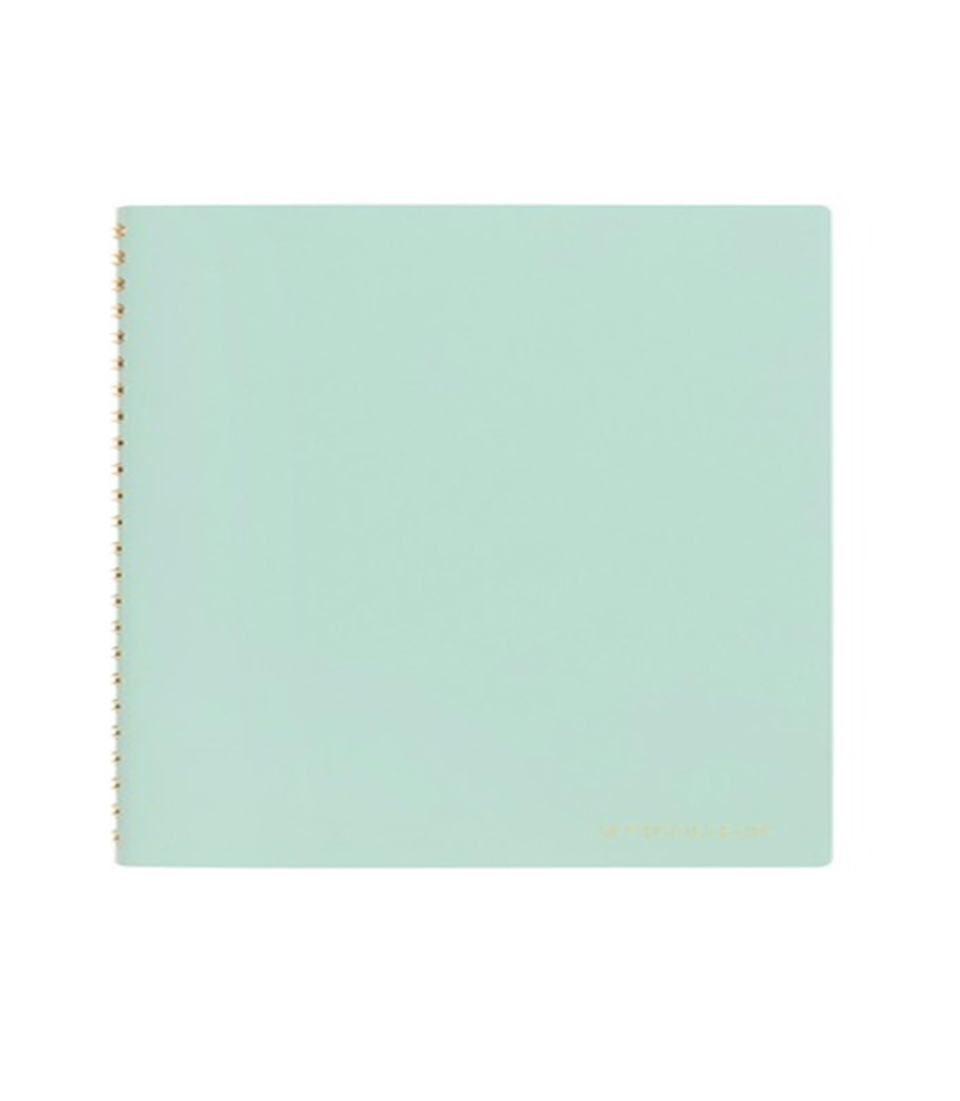 Spiral Notizbuch Spiralnotizbuch, Tagebuch, Septcouleur, 100 Blätter, 3 mm quadratisches Raster, Innenseite, A6, A5, Journal, Sammelalbum(1pc A5-Mint Green)