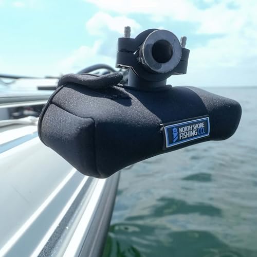 Neoprene Transducer Cover for Garmin Livescope Plus LVS34 and Lowrance ActiveTarget 2, Protect Your Live Scope LVs 34 Transducer by North Shore Fishing Co. - Used condition - Image 6