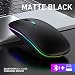 GeekerChip Raton Inalámbrico Bluetooth,Ratón Inalámbrico Recargable y Silencioso,Ratón de Viaje Portátil 1600...