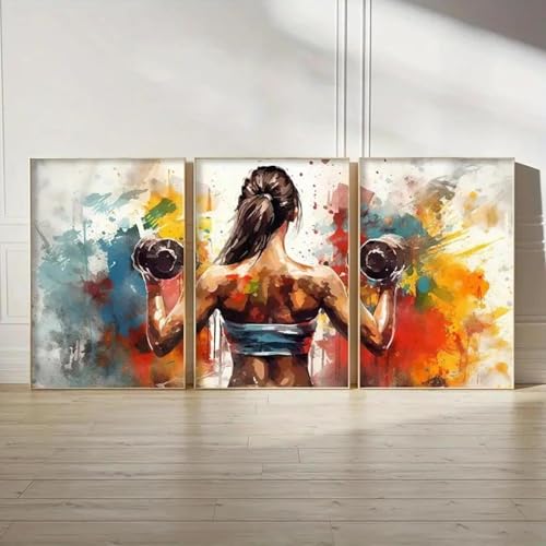 Affiche de sport et fitness pour décoration de salle de sport maison