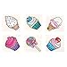 Sweet Treat Ice Cream and Cupcake Tattoos - 72 pcs