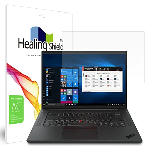 Muellery Healingshield �X�L���V�[���t���ی�t�B���� Screen Protector Anti-Fingerprint Anti-Glare Matte Film Compatible with Lenovo ThinkPad P1