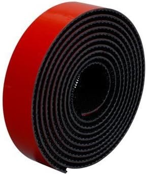 Dual Lock3M SJ3871 Black Hook & Loop Tape - Mushroom Hook with 400 Stems/in Stem Count - 1/2 in Width - 18796 [Price is per CASE]