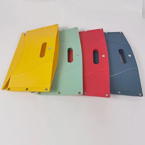 Miniatura 6 de mwpqbd Taburete plegable de plástico, para practicar bocetos, viajes, campamento, taburete plegable, tren, taburete portátil, de papel ultrafino,