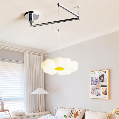 Lustre à bras long pliable pour illuminer une grande table de salle à manger