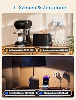 Meross Mini 4er Pack WLAN Steckdose mit Strommessung, Alexa-Kompatibel, 16A – Ansicht 7