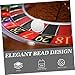 QUMIIRITY 5pcs Roulette Wheel Beads for Table Games Stylish Beads for Parties Compatible Wheels for Game Night and Celebrations