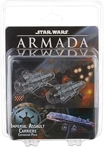 Star Wars Armada Imperial Assault Carriers EXPANSION PACK | Miniatures Battle Game | Strategy Game for Adults and Teens | Ages 14+ | 2 Players | Avg. Playtime 2 Hours | Made by Fantasy Flight Games
