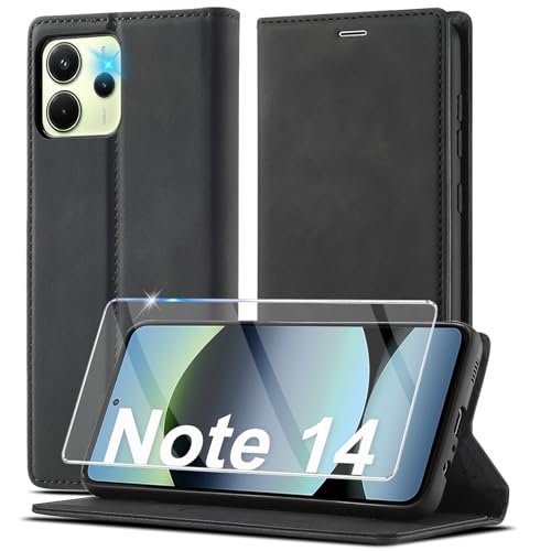 Ailicici für Xiaomi Redmi 14/15/16/17 Note 11/12/13/14/15/16/17 Hülle Leder,Handyhülle