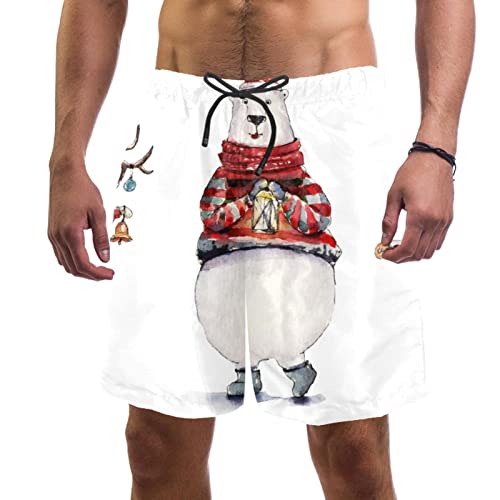 Short de plage à séchage rapide pour hommes parfait pour les vacances de Noël au soleil