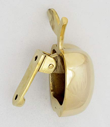 Castelion® Solid Brass Apple Door Knocker - Image 3